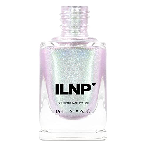 Image of ILNP Talk It Up - Dusky Pink Holographic Shimmer Nail Polish