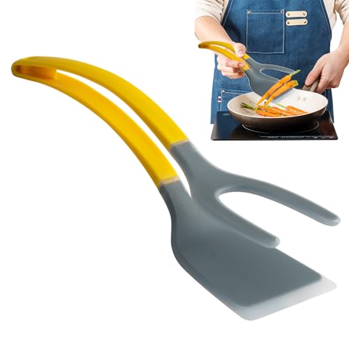Espátula para huevos – 2 en 1 para tostadora, mango ergonómico, utensilio de cocina para tostadas, panqueques, filetes, pescado, pan, barbacoa, desayuno