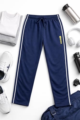 Image of DYCA by Bodycare Boys Cotton Solid Track Pant, Casual Regular Fit Joggers, Comfortable Activewear for Kids