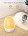 VAVA Home VA-CL006 Night Lights for Kids with Stable Charging Pad, ABS+PC Bedside Lamp for Breastfeeding, Touch Control&Timer Setting, White