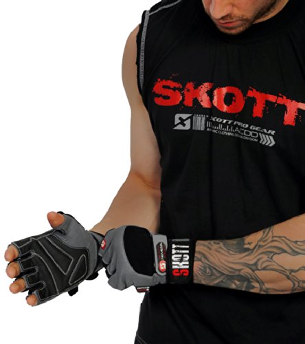 man wearing Nemesis Evo Weight Lifting Gloves