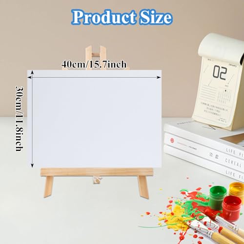 APACALI 12PCS A3 Canvas for Painting 30 x 40cm, 12 x 16inch Blank Canvases for Art Blank Canvas Board for Painting Sketching - Image 2