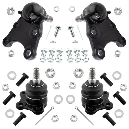 MYSMOT K9465 K90685 Front Upper & Lower Suspension Ball Joints Left & Right for Isuzu Amigo 1998-2000 Axiom 2002-2004 Rodeo 1996-2004 Honda Passport 1996-2002 Rodeo Sport 2001-2003, Pack of 4