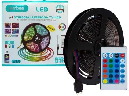 Strip light kit USB - 2m RGB 16 colours