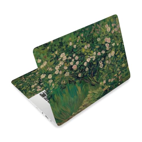 PLIGREAT Adesivo per computer portatile, pittura a olio, adesivo per computer portatile, universale, impermeabile, rimovibile, protezione artistica per notebook da 12, 13, 13,3, 14, 15, 15
