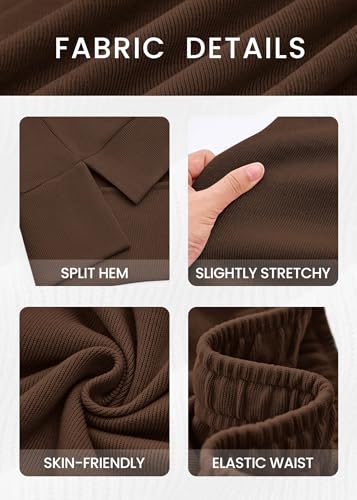 KIRUNDO Fall Sweatsuits Women 2 Piece Outfit Lounge Sets 2025 Matching Airport Oversized Sweatshirt Sweatpants Tracksuit2