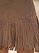 CUPSHE Women Skirts Terra Cotta High Waist Fringe Mini Skirt Short Skirts Light Brown L