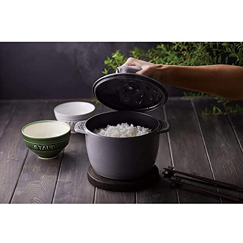 Staub Cast Iron Petite French Oven, 16 cm - 1.74 L , Matte Black by STAUB - Image 6