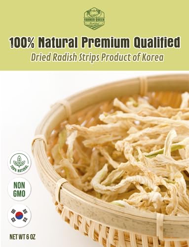 Korean Premium Dried & Sliced Daikon Radish 6 Ounce from Jeju Island, Korea 170 gram for Kimchi and Tea - Image 4