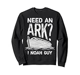Need an Ark I Noah Guy Funny Christian Pun Humor Design. Distressed graphic print for religious family, mom, dad, grandma, grandpa, couple, group who have faith in God or Christ and in Christianity religion.