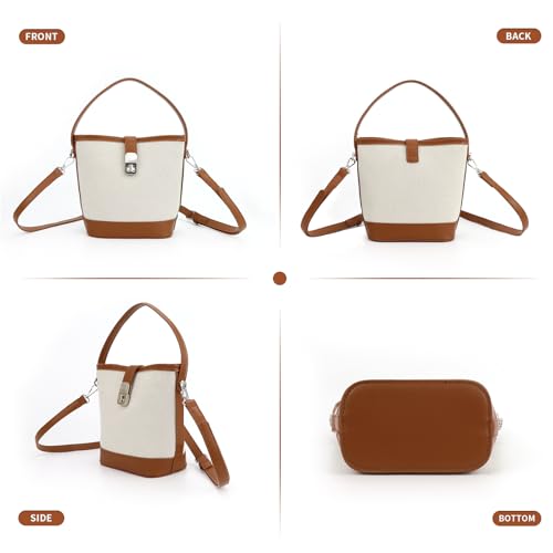Crossbody Bag Purses for Women Small Bucket Bag with Adjustable Strap Mini Cross Body Purse Leather Shoulder Bag and Handbag2