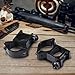GRAND ORANGE 2PCS Scope Rings High Profile See-Thru Dovetail Scope Rings Mount 1