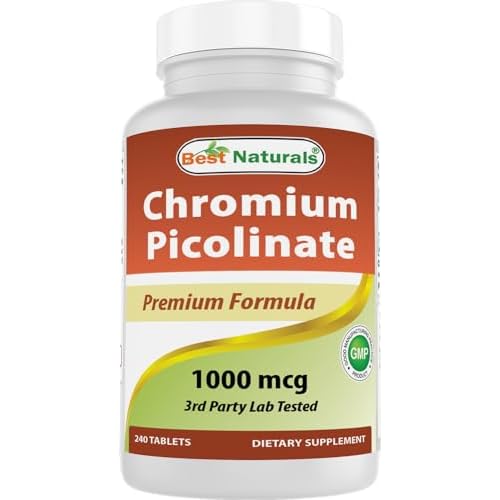 Best Naturals Chromium Picolinate 1000mcg 240 Tablets