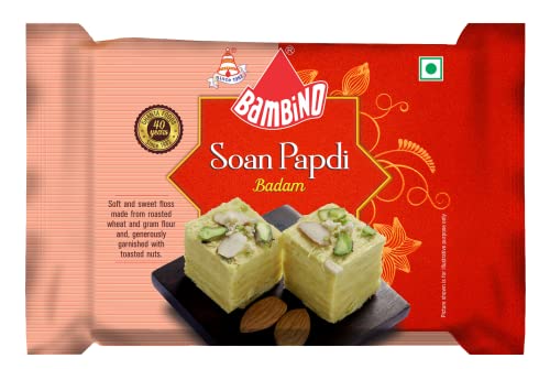 Image of Bambino Soan Papdi Badam Each 200 Gms X Pack of 5 1 kg