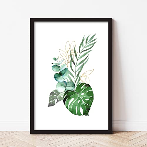 Affiche decoration murale 30x40 cm botanique verte pour chambre - 5