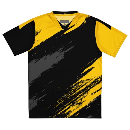 GearRivals Esports Jersey | Made in USA | Design #2 Black and Yellow