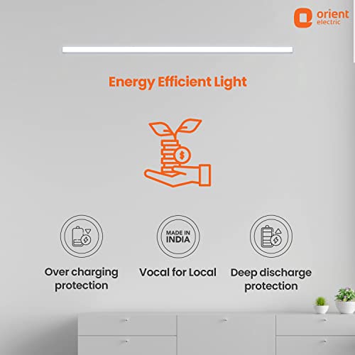 Image of Orient Electric Emergency Batten 20W, 6500K (Cool White Colour, Pack of 3)