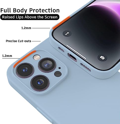 Image of Elzzi Microfiber Square Candy Case Compatible for iPhone 14 PRO MAX, Shockproof Slim Back Cover Liquid Silicone Case -Forest Green (Carolina)
