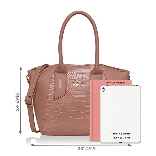 Lavie Women's Glossy Pammy Satchel Bag | Ladies Purse Handbag - Image 5