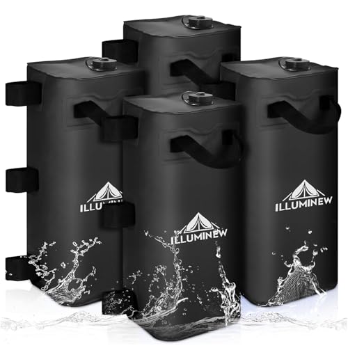 ILLUMINEW 4 Pack Canopy Water Weight Bag, 220 LBS Water Tent...