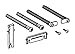 Produktbild Geberit 241.875.00.1 Actuator Bolt and Rod Kit by Geberit