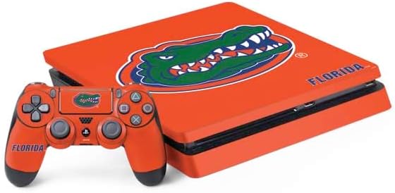 Skinit Decal Gaming Skin Compatible with PS4 Slim Bundle - Officially Licensed University of Florida Blue Jersey Design