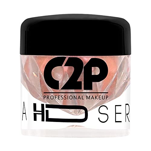 Image of C2P Pro Eyeshadow Pigment for Eye Makeup - 2g | Long-Lasting and Highly Pigmented Loose Precious Pigments with Metallic Effect | Cosmetics For Women and Girls (Tag Me 182, 02 Gram)