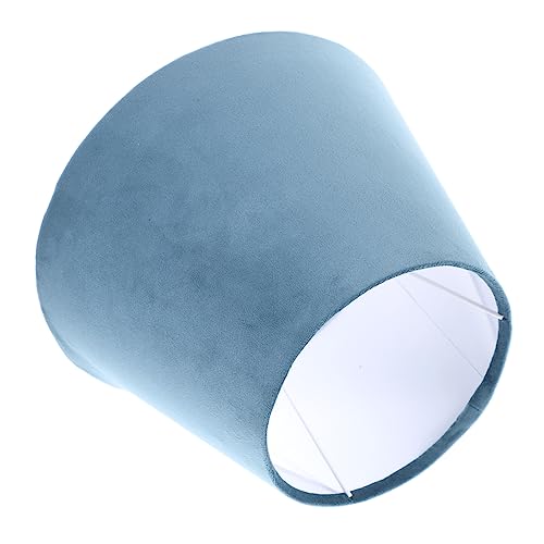 Housoutil Lámpara De Mesa De Tela Pantalla Pantallas De Lámpara De Mesa Para Sala De Estar Tonos De Luz De Mesa Rústicos Bombillas De Luz Blanca Luz Colgante Azul Lámpara De Araña Vintage