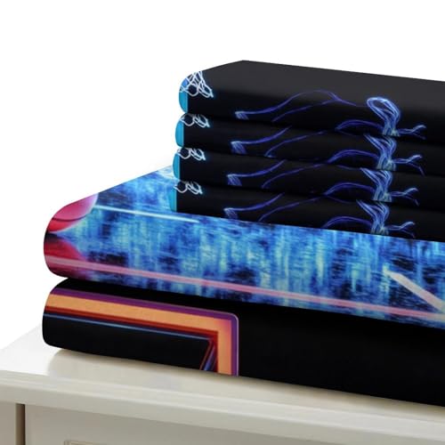 Housse de couette 3D Tour Eiffel 140x200 microfibre avec taie d'oreiller
