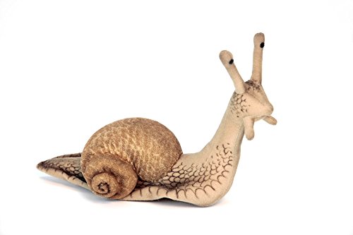 Peluche Escargot 22cmL Hansa doudou éveil nature enfant