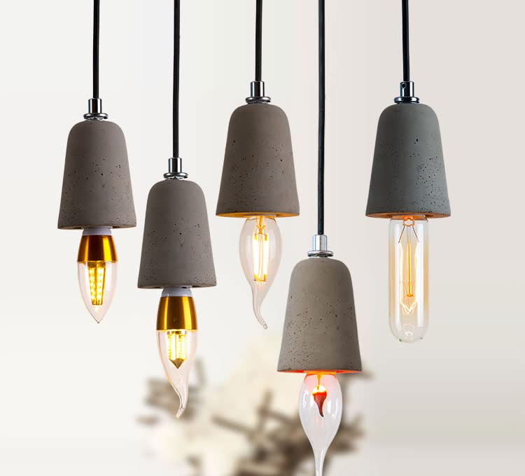 Amazon.co.jp : SKIVTGLAMP コンクリート ペンダントライト ダクト