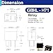 2PCS Automotive Relay, G8HL-H71 39794-SDA-A03 39794-SDA-A05 12VDC, Compatible for 2003-2014 Accord 2006-2014 Civic 2007-2014 Acura MDX CR-V CR-Z Element Car
