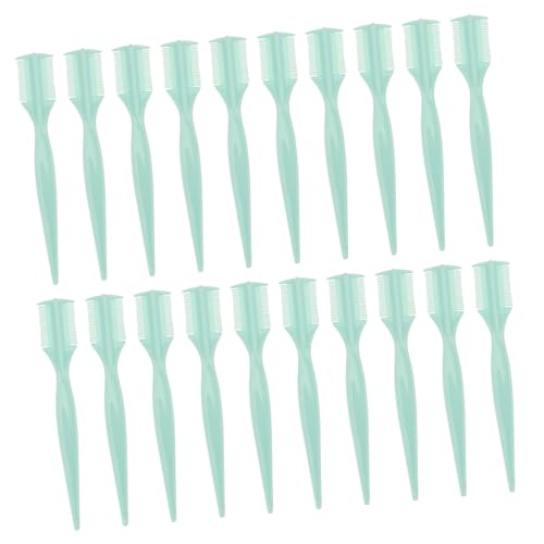 Beatifufu Eyelash Comb and Brow Comb Set Small Size Finely Crafted for Grooming and Styling Random