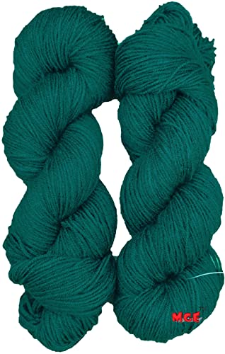 Image of Brilon Morphankhi (200 gm) Wool Hank Hand Knitting Wool /Art Craft Soft Fingering Crochet Hook Yarn, Needle Knitting Yarn Thread dye SM-RTWB