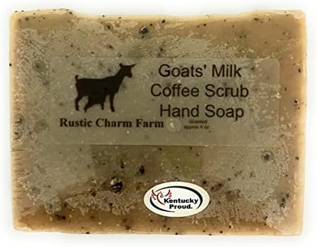 Rustic Charm Farm Goat Milk Soap (Coffee Scrub Hand Soap)