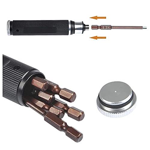Generic Ferramenta de abertura de chave de fenda de precisão profissional Mini magnética portátil 6