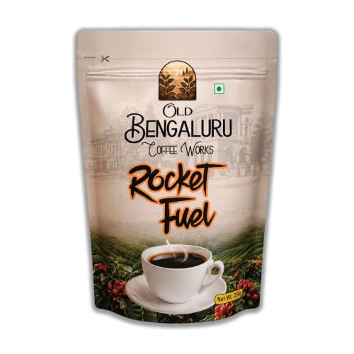 Old Bengaluru Coffee Works Rocket Fuel Medium Roast 100% Robusta Coffee | Medium roast 100% Robusta ground coffee with a rich roasted aroma and bold flavour, ideal for everyday brewing and serving. - Image 2