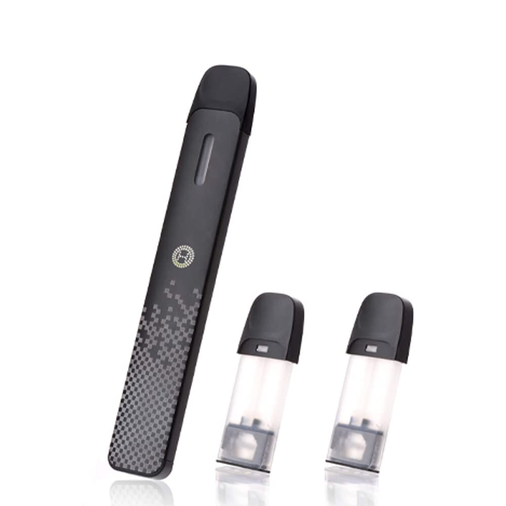 HECCO 電子タバコ 互換ドクターベイプモデル2 dr.vape model2 加熱式タバコ メンソールスティックMOD VAPE 450mAH大容量 ブラック メンソールカートリッジ*2 ニコチンタール無し