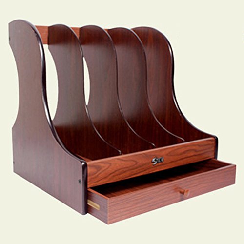 YUNCHENG Office Organizer per Scrivania in Legno
