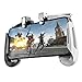 Newseego Mobile Game Controllers,[Upgrade Version] Sensitive Shoot Aim Multiple Color Combinations Gaming Grip with Gaming Trigger for Knives Out/Rules of Survival for Android & iOS-Black+White