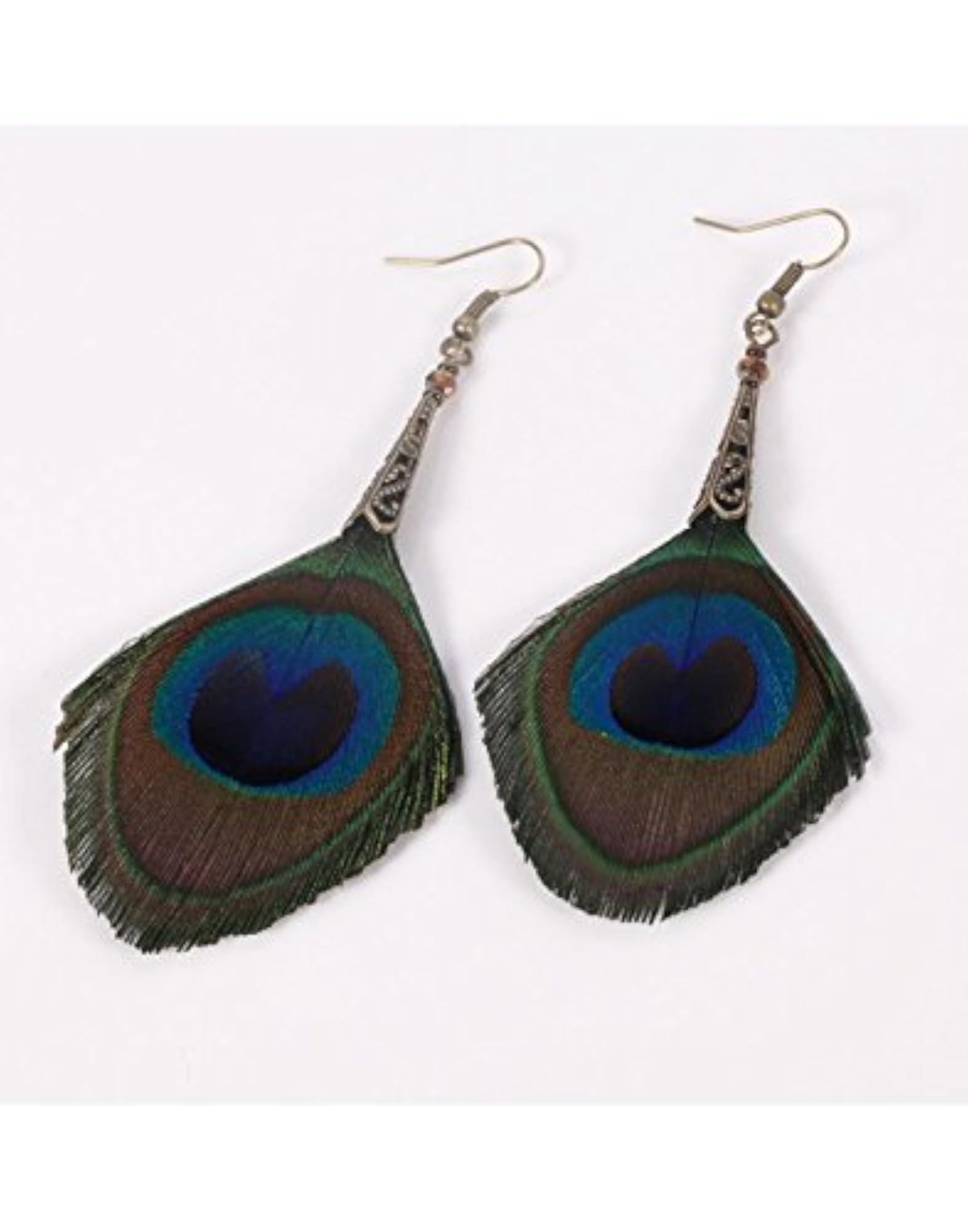 Women's Copper Colour Long Dangle Earrings