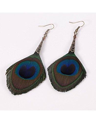 Women's Copper Colour Long Dangle Earrings