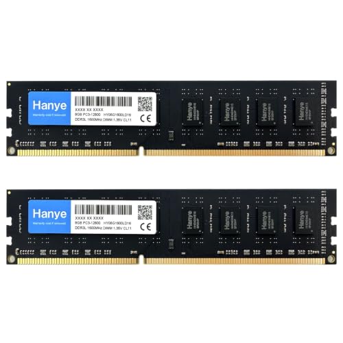 Hanye �f�X�N�g�b�vPC�p������ PC3-12800 (DDR3L-1600) 16GB�i8GBx2���j DIMM ���K�㗝�X�i