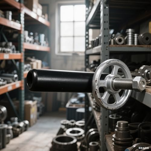 Image of 2Pcs M10 x 80mm Revolving Handle with Nut, Crank Handwheel for Lathe, Milling Machine, Trailer Jack - Threaded Rotary Grip Replacement, Bakelite & Metal, Non-Slip Design
