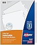 Avery Big Tab Insertable Extra Wide Dividers, 5 Clear Tabs, 1 Set (11221)