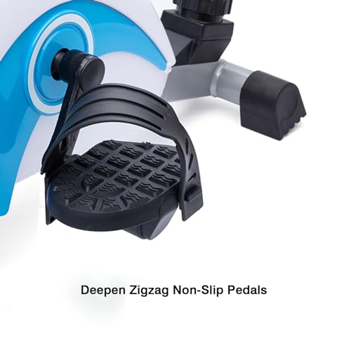 Mini bicicleta pedal para ejercicio con pantalla LCD y resistencia ajustable miniatura 6