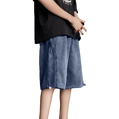 Bermuda jean homme décontracté short court de plage et outdoor streetwear