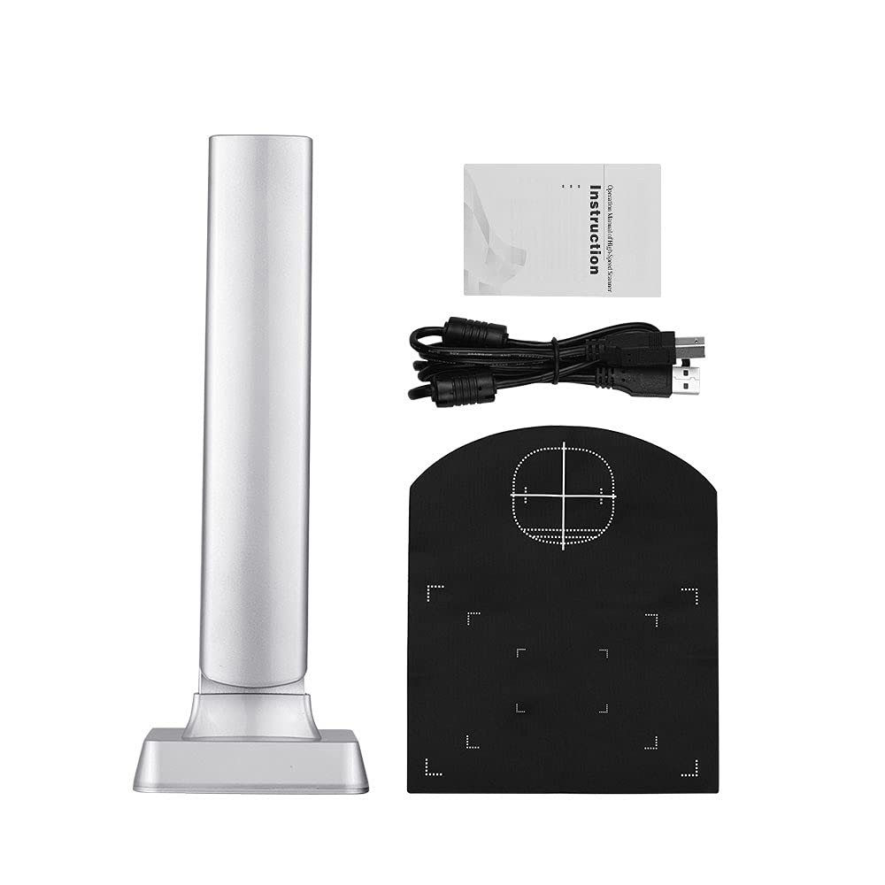 Escáner de documentos portátil, tamaño A4, escaneo de un segundo, cámara de 5 megapíxeles con corrección automática, corte inteligente para oficina y aula