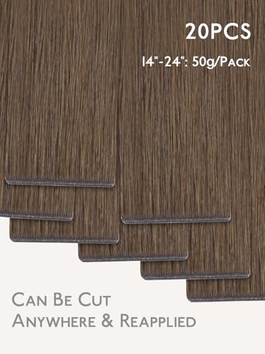 Image of WENNALIFE Genius Tape in Hair Extensions Human Hair, Invisible Tape in