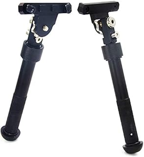 The Tactical Folding Bipod Is Adjustable And Can Be Directly Connected To The Side Rails. It Is Freely Retractable And Foldable 6.5-9 Inch Adjustable Bipod For Shooting Range, Hunting And Shooting - N / C